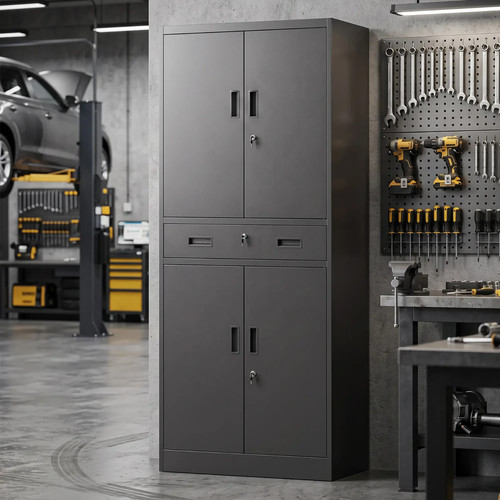 Metal storage cabinet tall - storage,
