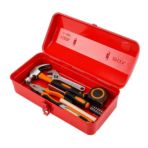 Lockable metal tool box - metal,